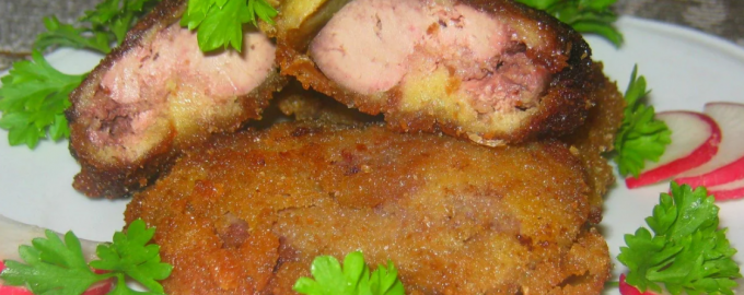 Куриная печень в панировке - пошаговый рецепт с фото